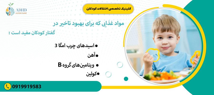 مواد غذایی که برای بهبود تاخیر در گفتار کودکان مفید است